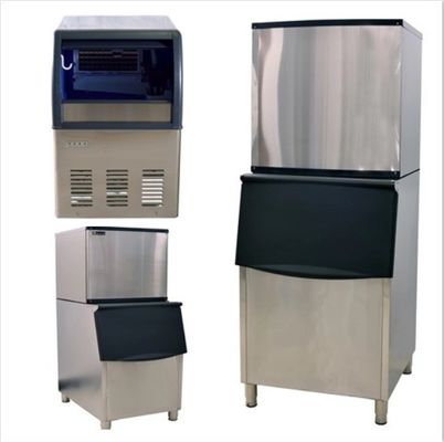 380V JYC-2400P 상업용 공기 냉각 큐브 얼음 기계 500-1000kg 일일 얼음 출력
