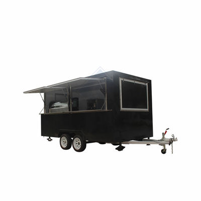 패스트 푸드 트럭용 1500W 전압 이동식품 카트 트레일러 트레일러 2300*1750*2100mm