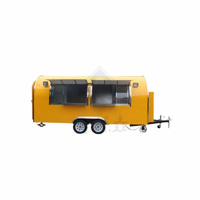 패스트 푸드 트럭용 1500W 전압 이동식품 카트 트레일러 트레일러 2300*1750*2100mm