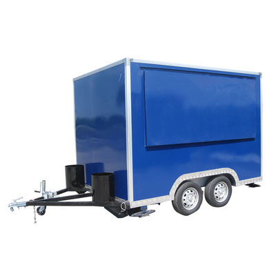 긴 사용 기간 햄버거 생선 및 칩 핫도그 팬케이크 완전히 장착 된 모바일 음식 트럭