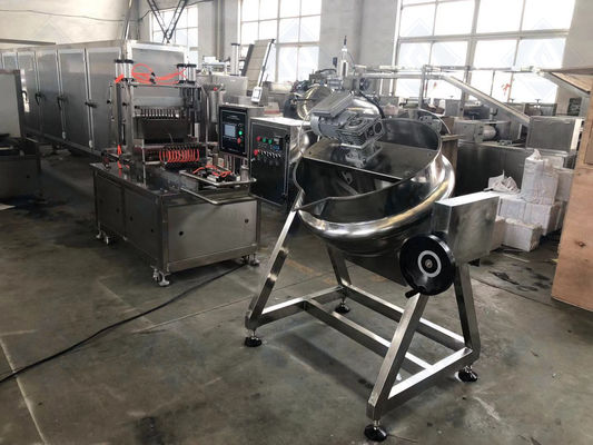 220V 전원 소재 스테인리스 스틸 원료로 작은 부드러운 과자 만드는 기계