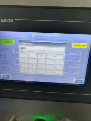 220V 전원 소재 스테인리스 스틸 원료로 작은 부드러운 과자 만드는 기계