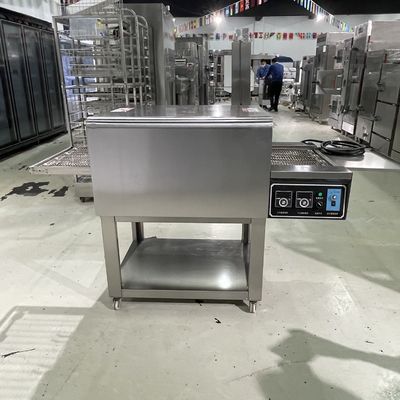 단일 오븐 380V 자동 상업 컨베이어 피자 오븐 피자 가게 출력 이상