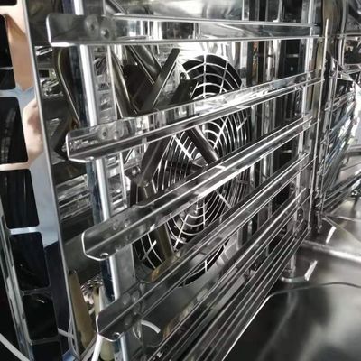 CE 인증과 18.6kw의 전력을 가진 프랑스 빵을 구하기 위한 8 트레이 가스 컨벡션 콤비 오븐