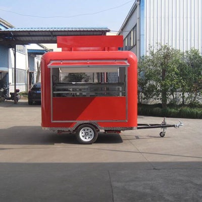 롤 프라이드 아이스크림 머신과 선택식품 머신과 함께 전기식품 트럭