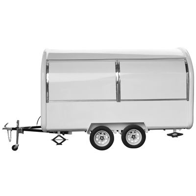 2300*1650*2300mm 상업용 음료 트레일러 음식물 판매용 차차