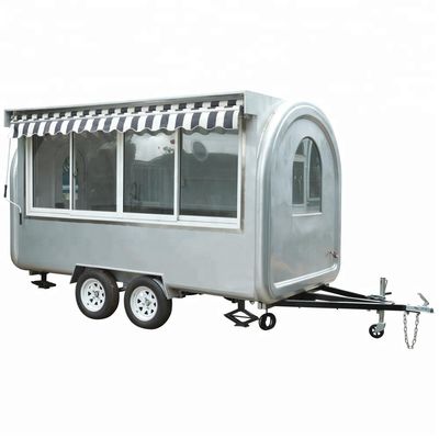 가열된 바베큐 트레일러 오스트레일리아 모바일 면도 트럭 채소 조리 및 양도