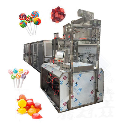 자동 캔디 설탕 태블릿 타입 롤리팝 메이커 머신 40-50kg/h 용량