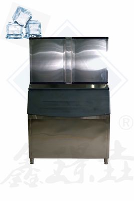 1000kg 산업용 아이스큐브 제조 기계 식품 상점 효율성 및 자동화