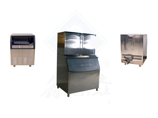 상업용 스테인리스 스틸 하루에 10 톤 큐브 얼음 기계 높은 생산성