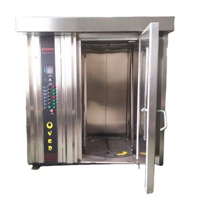 32 트레이 로터리 오븐 380V 전기 소비 52.5kwh 산업 베이킹 필요