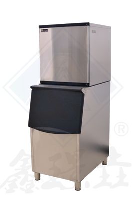 상업용 얼음 큐브 기계 227KG / DAY 용량 자동 충전 빠른 생산