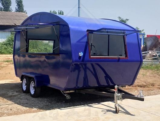 타코와 커피를 원료 채소 음식 트레일러로 판매