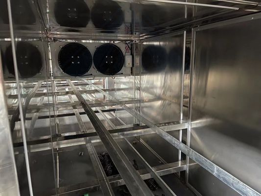 식품 음료 상점에서 고무 사탕 기계 제조를 위한 사용자 정의 냉각 터널