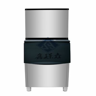 220V 전기 얼음 큐브 메이커 스테인리스 스틸 갱릿 얼음 메이커 기계