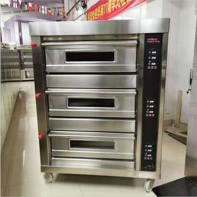 독특한 2 데크 4 트레이 피자 오븐 널리 사용되는 호텔 장비에서 베이커리를위한 완벽한