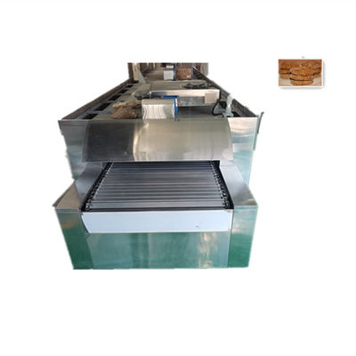 48KW / H 상업적 프랑스 빵 자동 컵 케이크 가스 터널 오븐