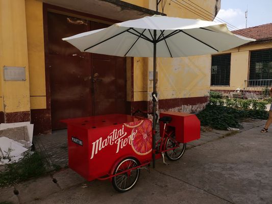 영상 기술 지원과 함께 스냅 푸드 기능 트라이사이클 모바일 푸드 트레일러 판매