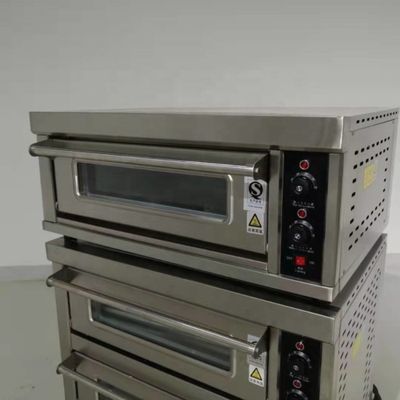 0.1kW 전기 덱 오븐 빵 3 덱 12 트레이 가스 베이커리 오븐 타이머 제어