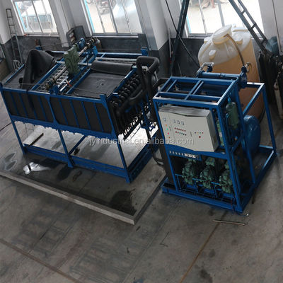 덴마크 댄포스 확장 밸브 터치 스크린 제어 시스템 사용 블록 아이스 머신