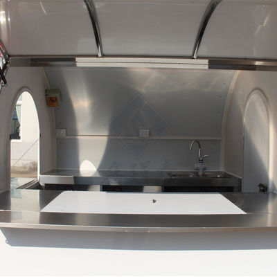 장수용 250 원형 모바일 음식 트럭