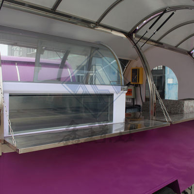 디저트 치즈 쿠키 칩 음식 카트 이동식 음식 트럭