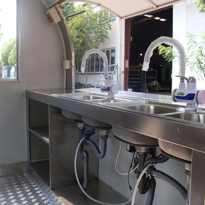 높은 생산성 및 사용자 정의를 위해 사용자 정의 이동식 식품 트럭 트레일러