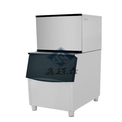 1200kg 음료/음료 에너지 광산 산업용 큐브 얼음 기계 휴대 전화 제어