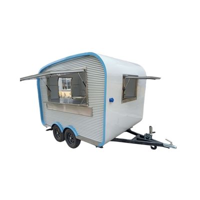 주스 밀크 차 카트 핫 푸드 모바일 푸드 트럭 1000kg 긴 서비스 수명