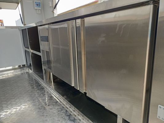 주스 밀크 차 카트 핫 푸드 모바일 푸드 트럭 1000kg 긴 서비스 수명