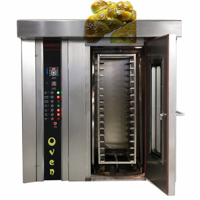 1500 KG 디젤 로터리 베이킹 오븐 빵 피자 고기 바게트 빠르고 균일한 난방