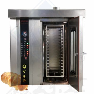 산업용 빵 만드는 기계 W470mm x D610mm x H1450mm 빵 구워기 로터리 오븐