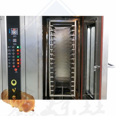 산업용 빵 만드는 기계 W470mm x D610mm x H1450mm 빵 구워기 로터리 오븐