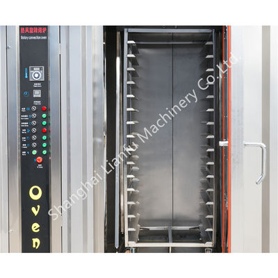 16 트레이 10 트레이 로터리 베이킹 오븐 베이커리 장비 핫 에어 쿠키 쿠키