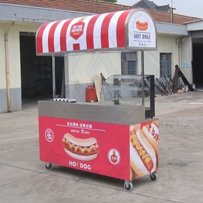 상업용 음식 카트 전용 주방과 탑 데크가 있는 맞춤식 음식 트럭