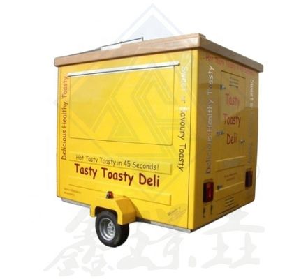 완전히 장착 된 부엌 중국 음식 모바일 카트 간식 판매 기능을 사용자 정의