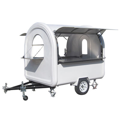 850kg 카라반 핫도그 카트 아이스크림 음식 키오스크/ 음식 판매 트럭 L280cm*W200cm*H210cm