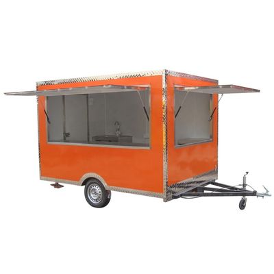 모바일 스토어 패스트 푸드 카트 CE/모바일 푸드 벤딩 밴 220*20*230