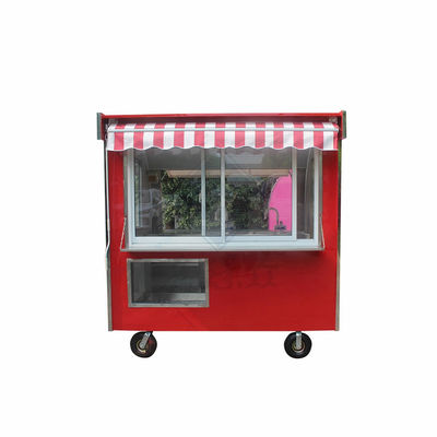 완전 장비 된 식품 트럭 220cm 단일 이중 축 상용 둥근 모델