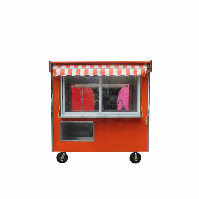 완전 장비 된 식품 트럭 220cm 단일 이중 축 상용 둥근 모델