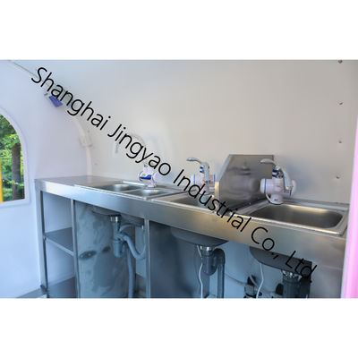 CE 승인된 전기식품 트럭, 다기능 기능과 220V/110V/380V 전압