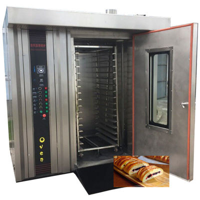 32 트레이 로터리 자동 산업용 가스 베이킹 기계 식품 처리 장비