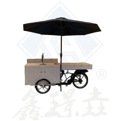 야외 거리 판매 장기 서비스 수명 옥상 및 모바일과 함께 음식 카트 자전거