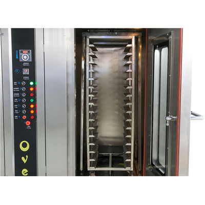 1800mm x 2000mm x 2200mm 남아프리카 시장용 로터리 랙 오븐 가스 / 디젤 가동