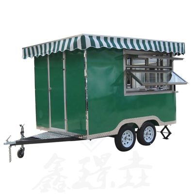 1200kg 부하 용량 모터 트라이사이클 모바일 푸드 카트 해변 칠면조 음식 디스플레이 카트