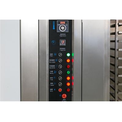 빵 쿠키 쿠키 만들기 위해 증기 기능과 함께 완전히 자동 로터리 오븐