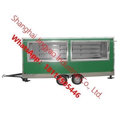 원료 과일 JY-BT400 핫도그 카트 1500kg 용량 및 토네이도 감자 음식 카트