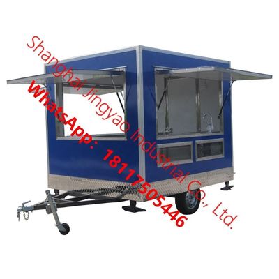 원료 과일 JY-BT400 핫도그 카트 1500kg 용량 및 토네이도 감자 음식 카트