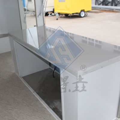 야외 스트리트 푸드 카트 300cm 단일 축 상업 아이스크림 간식 음료 판매 트럭