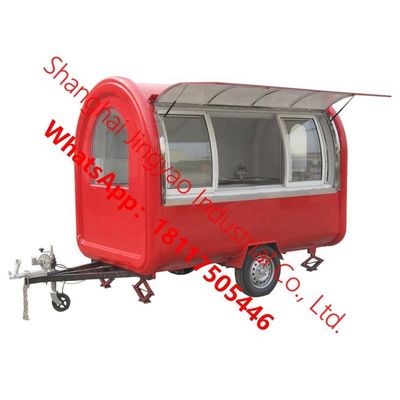 물 원료 1.5kw 모바일 푸드 카트/판매식품트럭/모바일 푸드 트레일러 JY-BT300